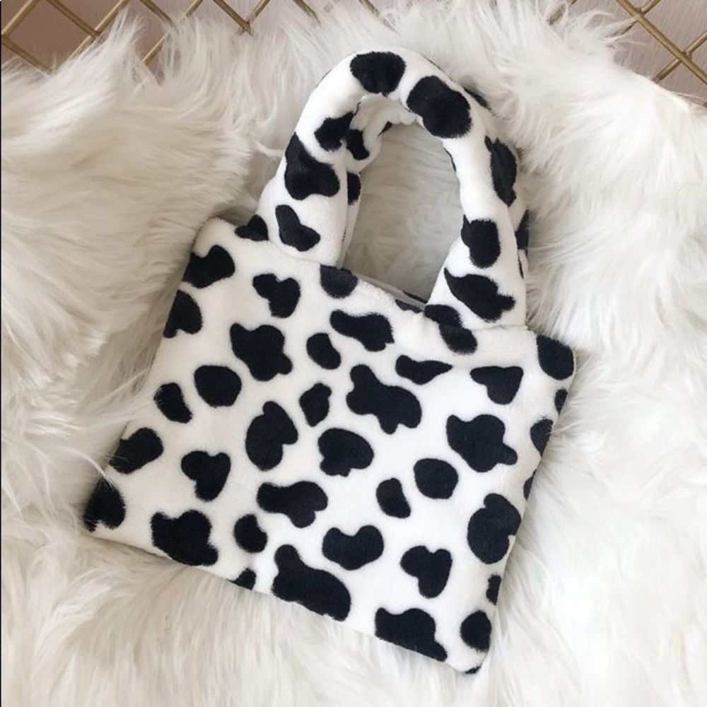 Cow Print Tote Bag
